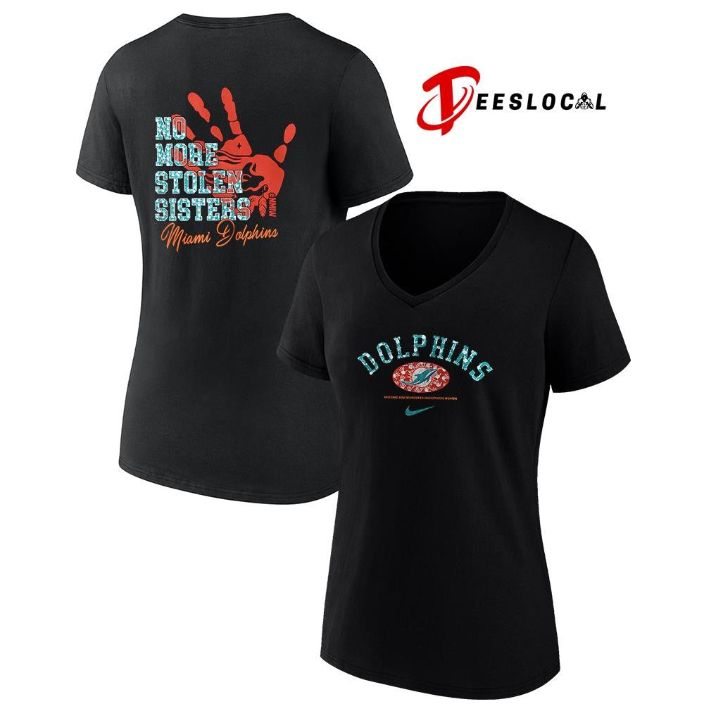 Miami Dolphins missing and murdered indigenous women no more stolen sisters shirt