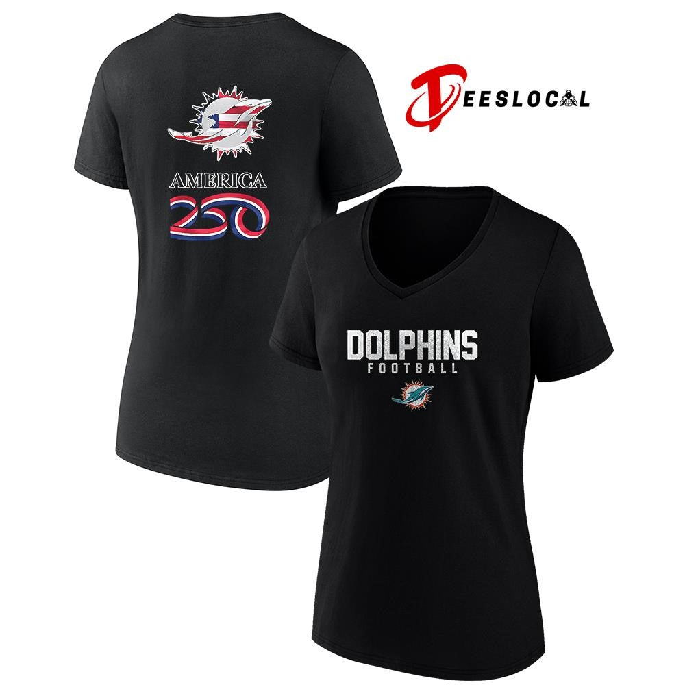 Miami Dolphins x 250 years of America camo shirt