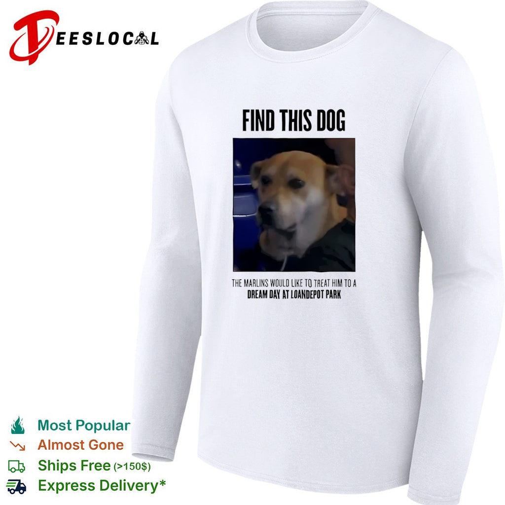 Miami Marlins brown pet find this dog shirt