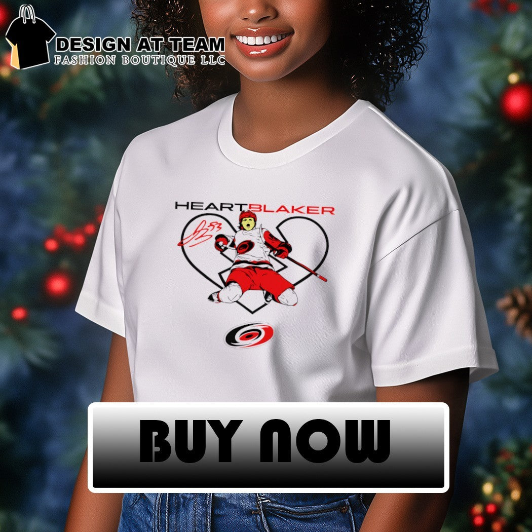 Michael Bunting Carolina Hurricanes Heartbreaker Hockey Fan signature shirt