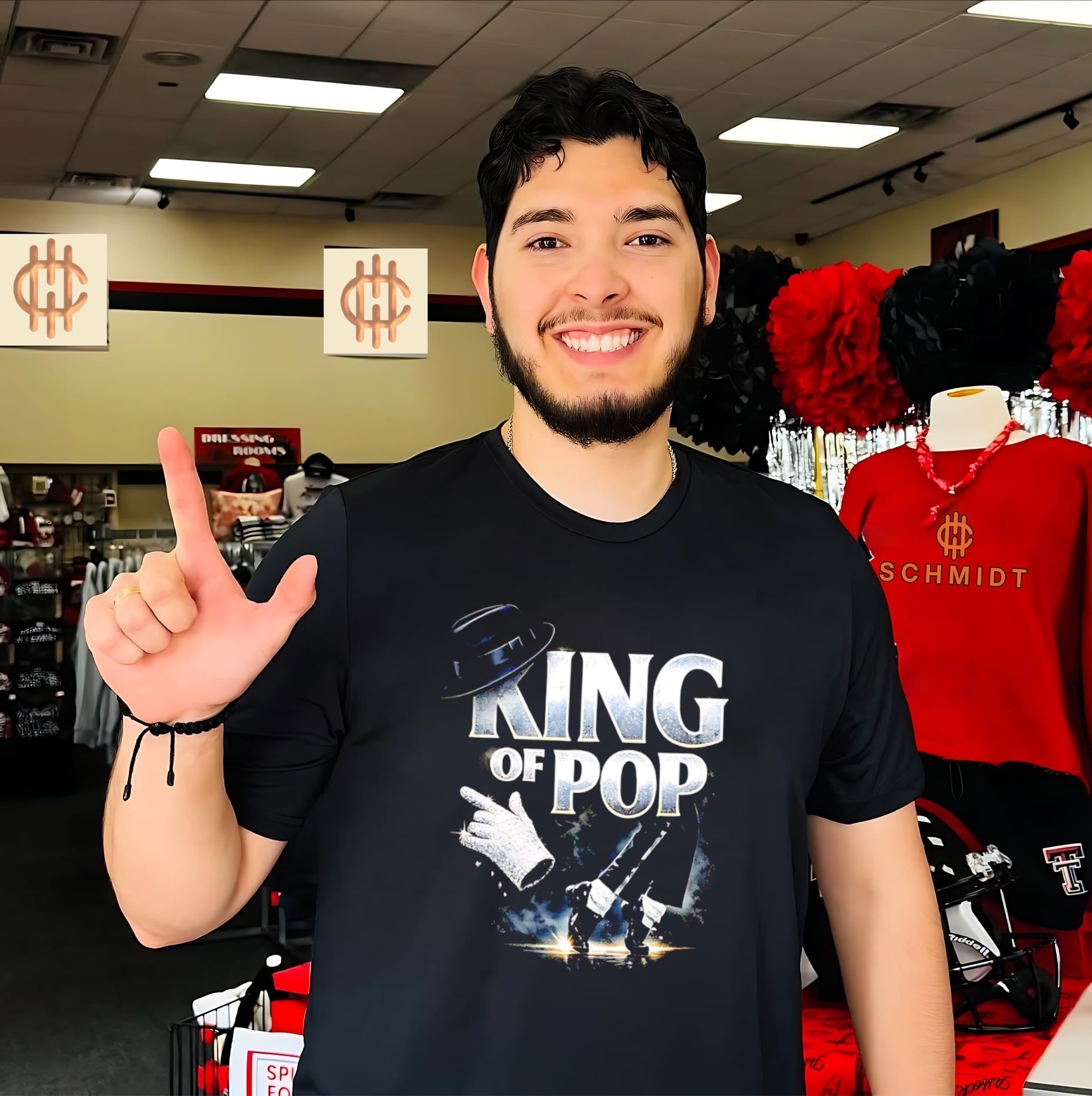 Michael King Of Pop graphic shirt