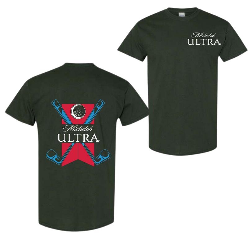 Michelob Ultra Golf Club Tee 2 Side 2 Side Tshirt - Full Color - Casual Shirts Hoodie Sweatshirt | PrintMintTees.com