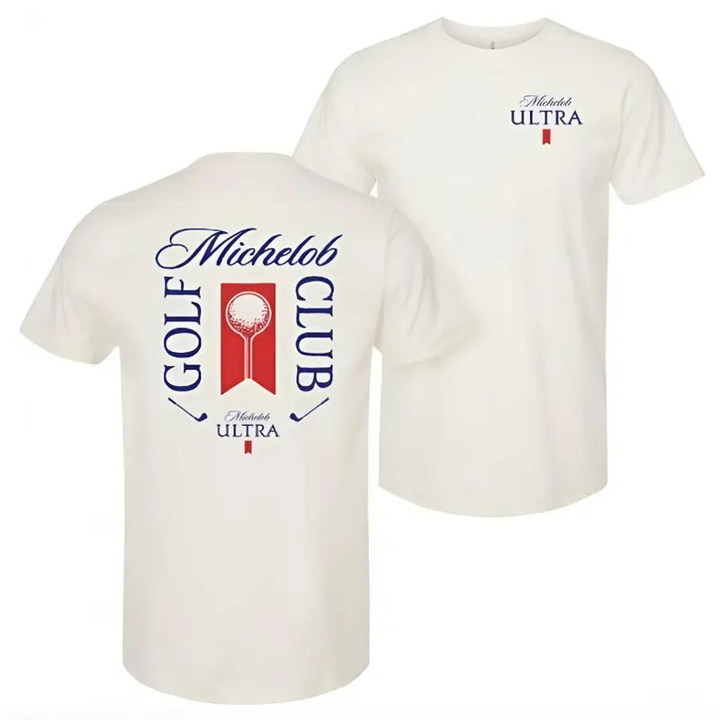 Michelob Ultra Golfing T-Shirt, 2 Side T-Shirt For Men , Every Size Available Menswear Top Hoodie Sweatshirt