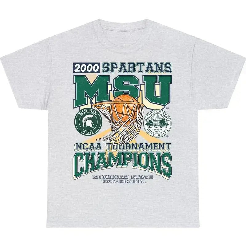 Michigan State University, T-Shirt MSU Spartans Tournamen T-shirt, Unisex T-shirt, For Men, For woman Hoodie Sweatshirt