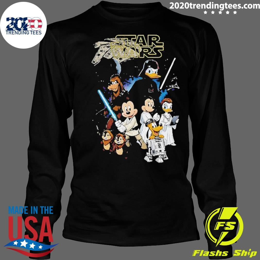 Mickey And Friends Disney Star Wars Sci-fi Cartoon Shirt