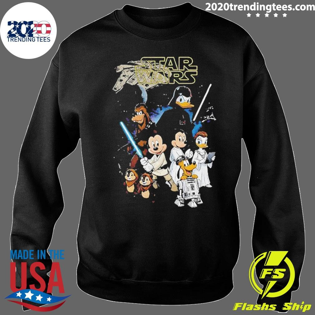 Mickey And Friends Disney Star Wars Sci-fi Cartoon Shirt