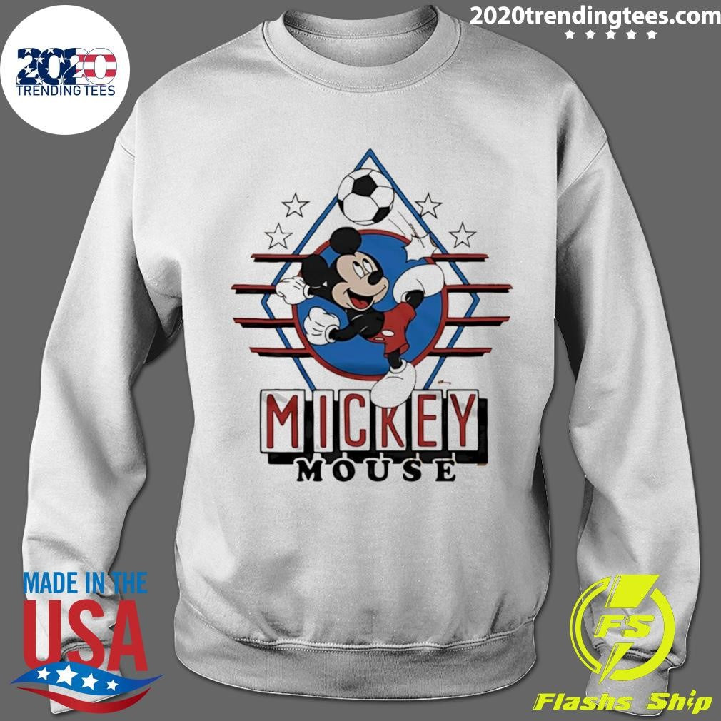 Mickey Mouse Soccer USA Cartoon Shirt