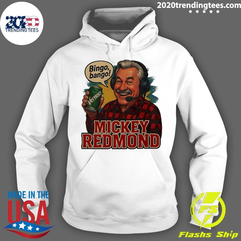 Mickey Redmond Vermors Bingo Bango Detroit Red Wings Retro Shirt