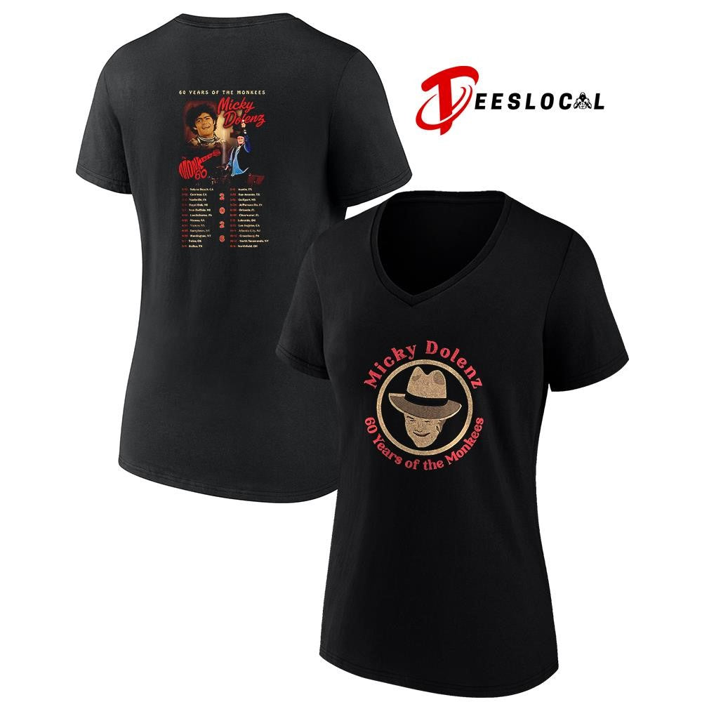 Micky Dolenz 60 years of the Monkees dates schedule shirt