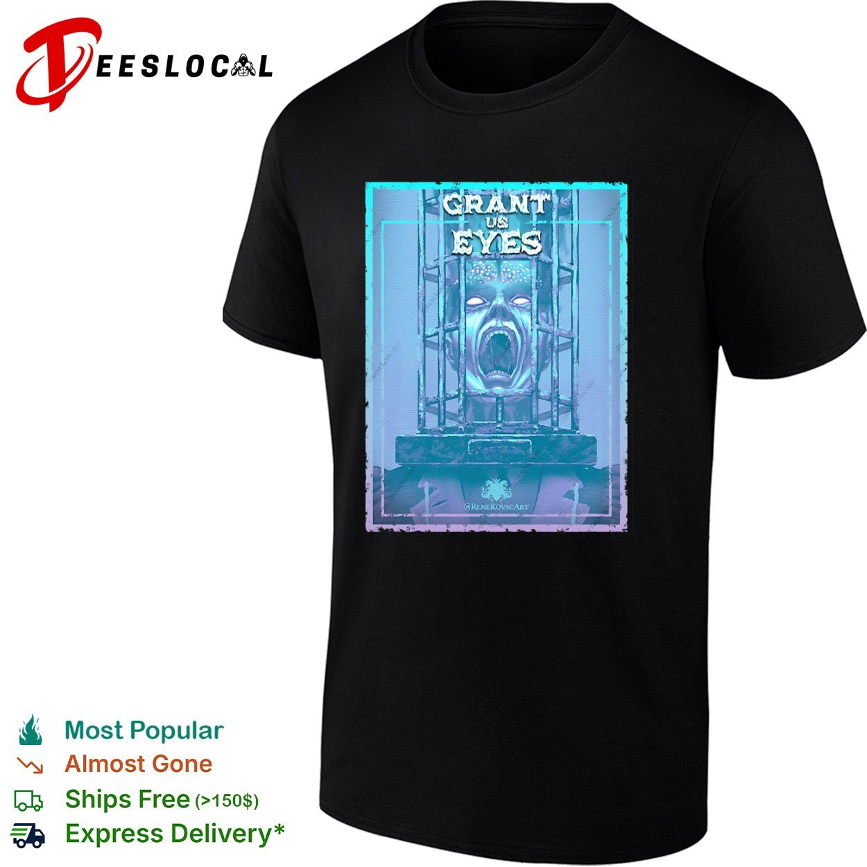 Micolash grant us eyes caged head shirt