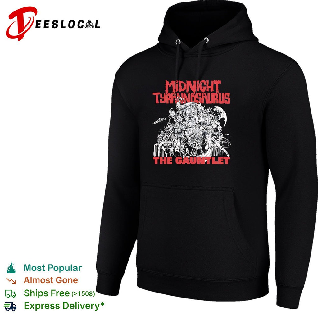 Midnight Tyrannosaurus the gauntlet dubstep shirt