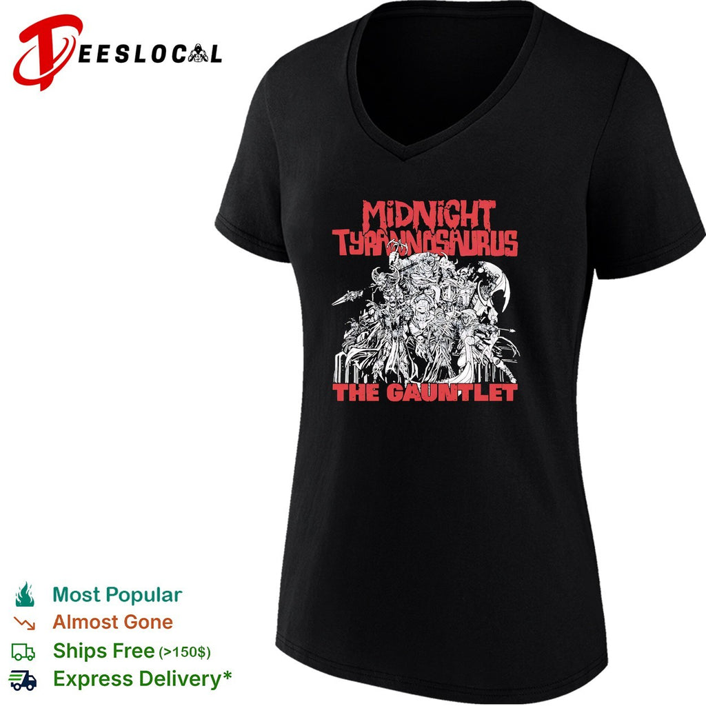 Midnight Tyrannosaurus the gauntlet dubstep shirt