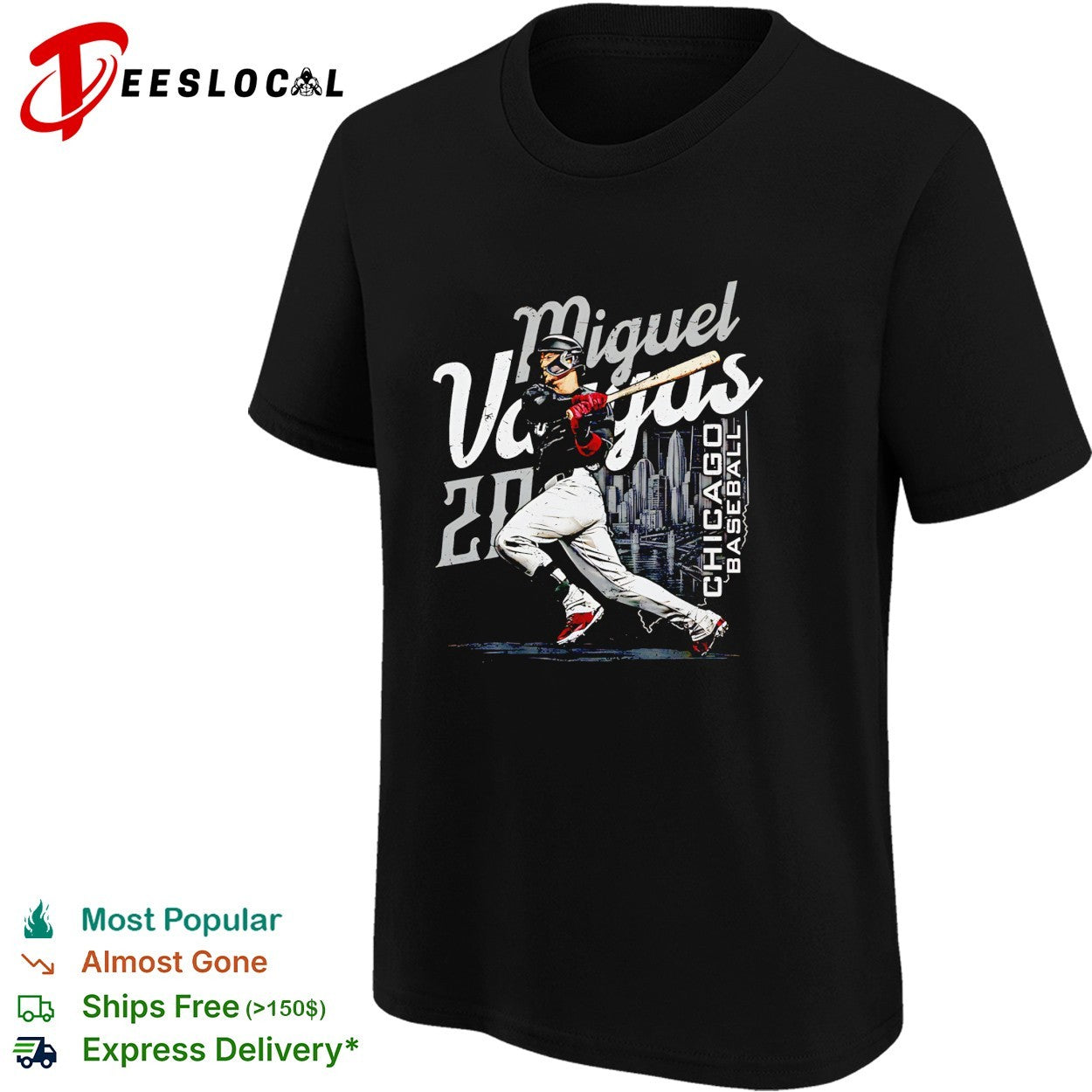 Miguel Vargas Chicago baseball batting shirt