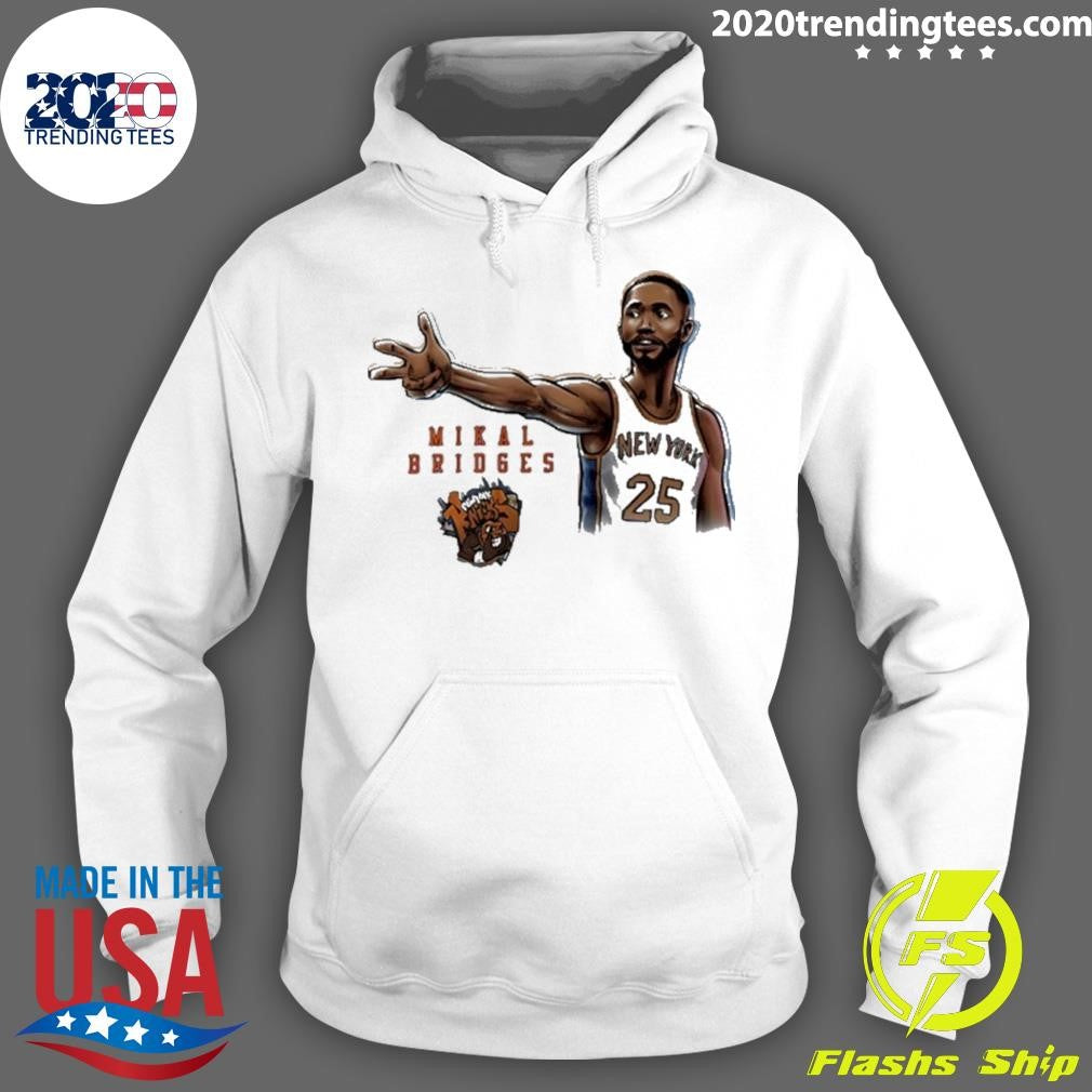 Mikal Bridges New York Knicks Player Pose Star Shirt