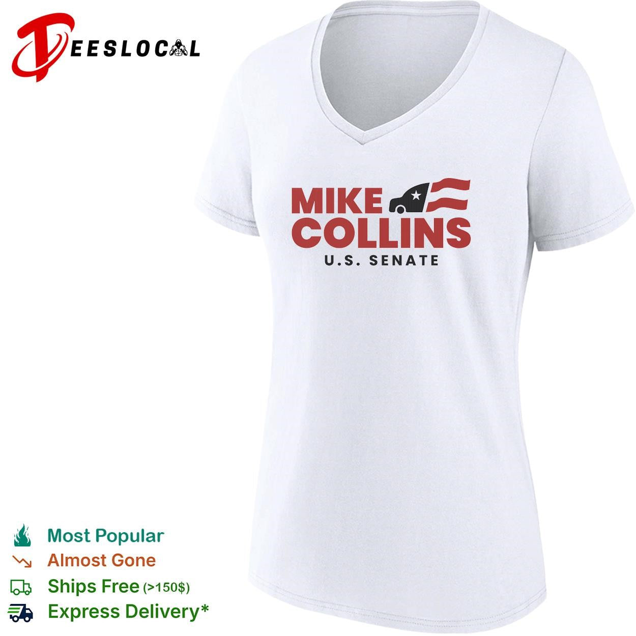 Mike Collins U.S. senate shirt