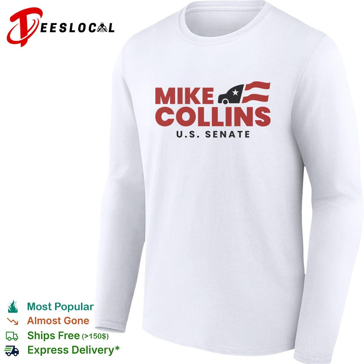 Mike Collins U.S. senate shirt