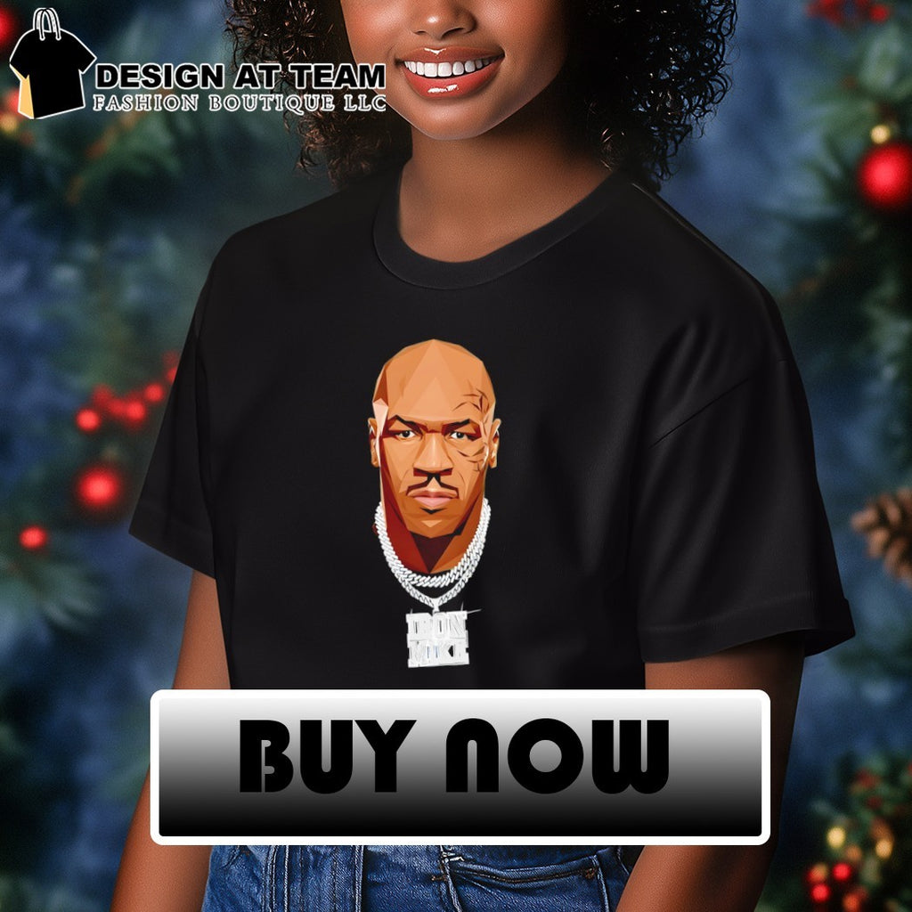 Mike Tyson Iron Mike big head sketch shirt