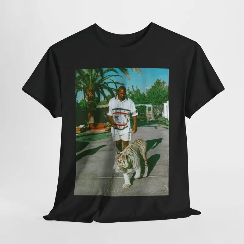 Mike Tyson Tiger Tee, Boxing Fan Shirt, Unisex Graphic Tshirt, Mike Tyson vs Logan Paul, Iron Mike Boxing Hoodie Sweatshirt