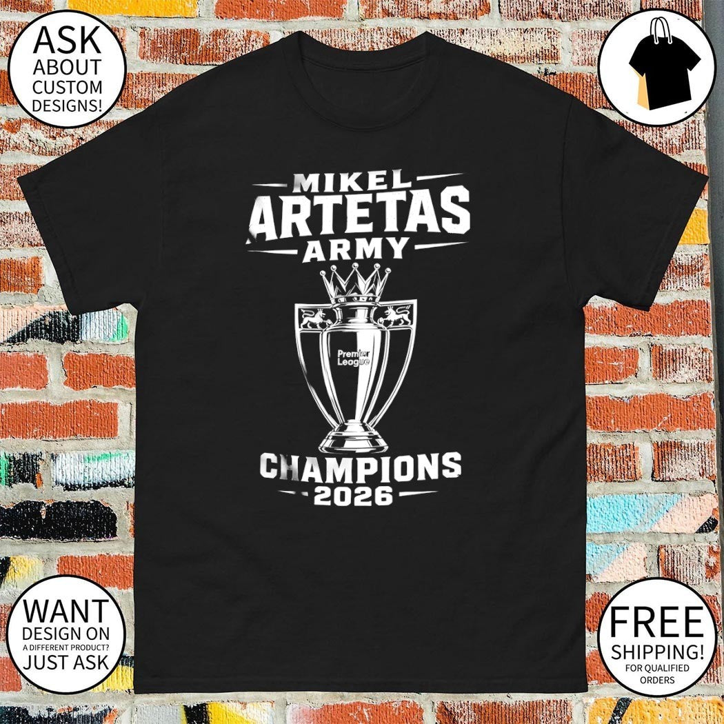 Mikel Arteta’s Army Champions Premier League 2025 2026 shirt