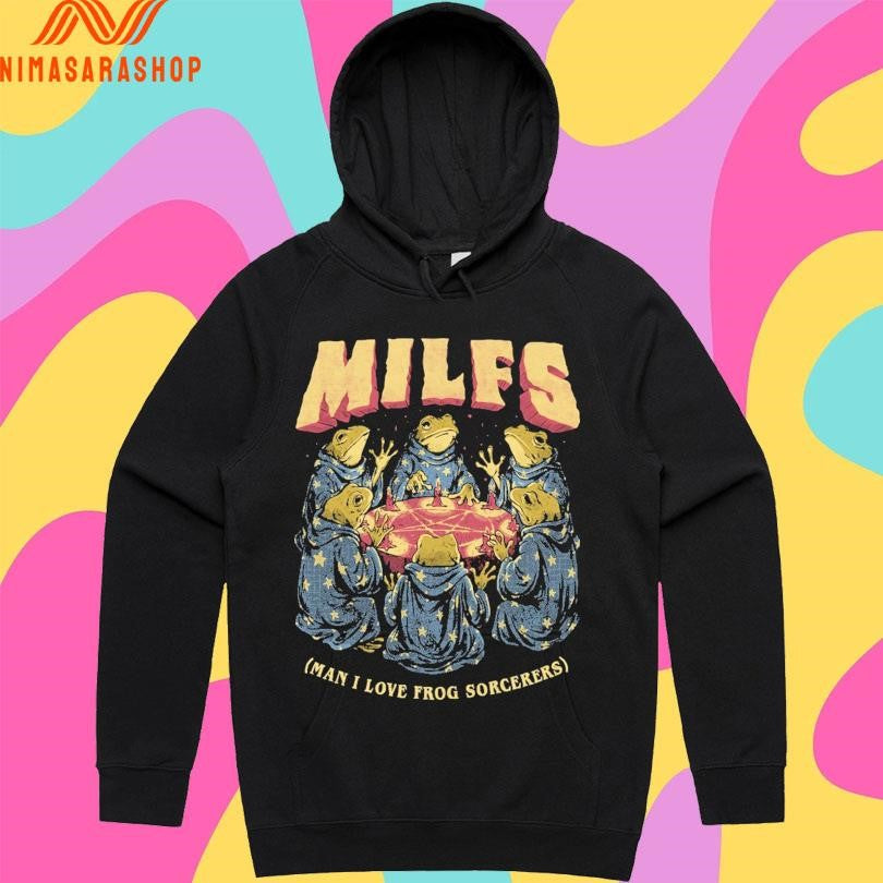 Milfs Man I Love Frog Sorcerers Frogs Shirts