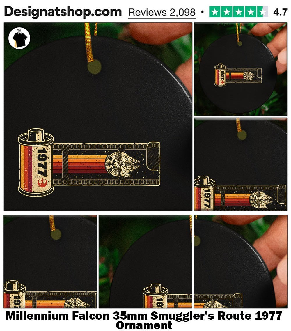 Millennium Falcon 35mm Smuggler’s Route 1977 shirt
