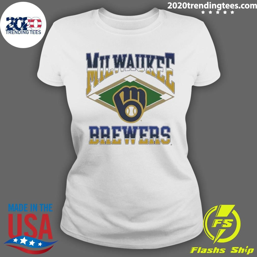 Milwaukee Brewers Baseball Field Diamond Shirt