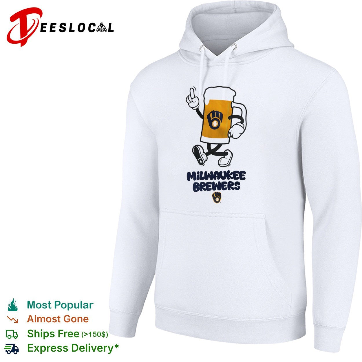 Milwaukee Brewers beer mascot shirt