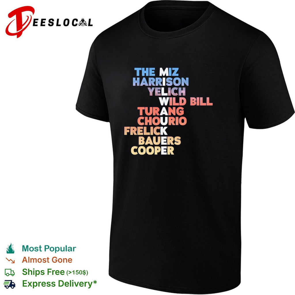 Milwaukee Brewers player names roster shirt