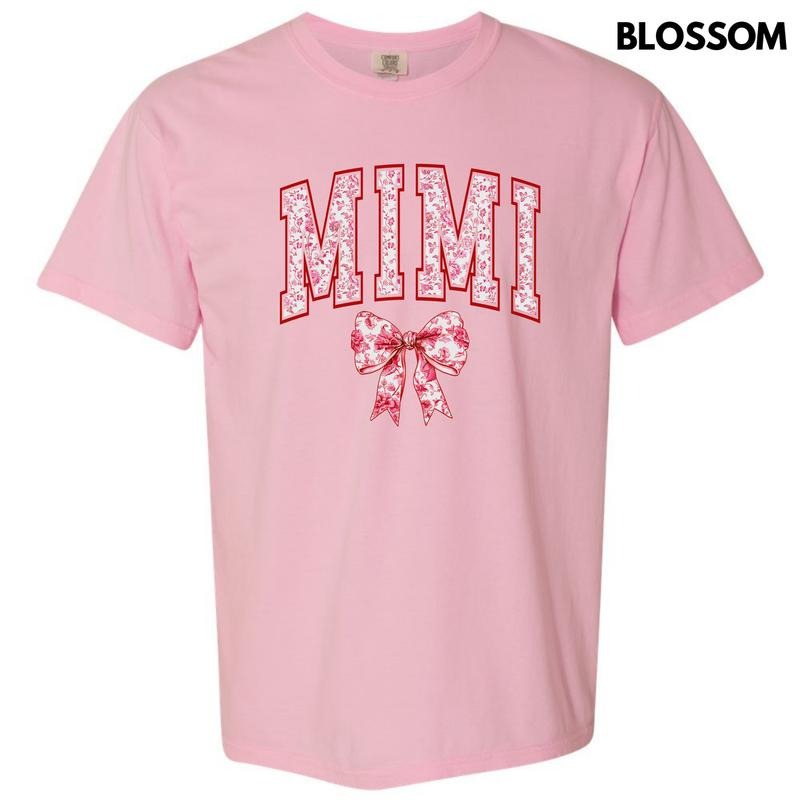 Mimi Red Ginger Jar Florals Comfort Colors T-Shirt 'NLB' Hoodie Sweatshirt | PrintMintTees.com