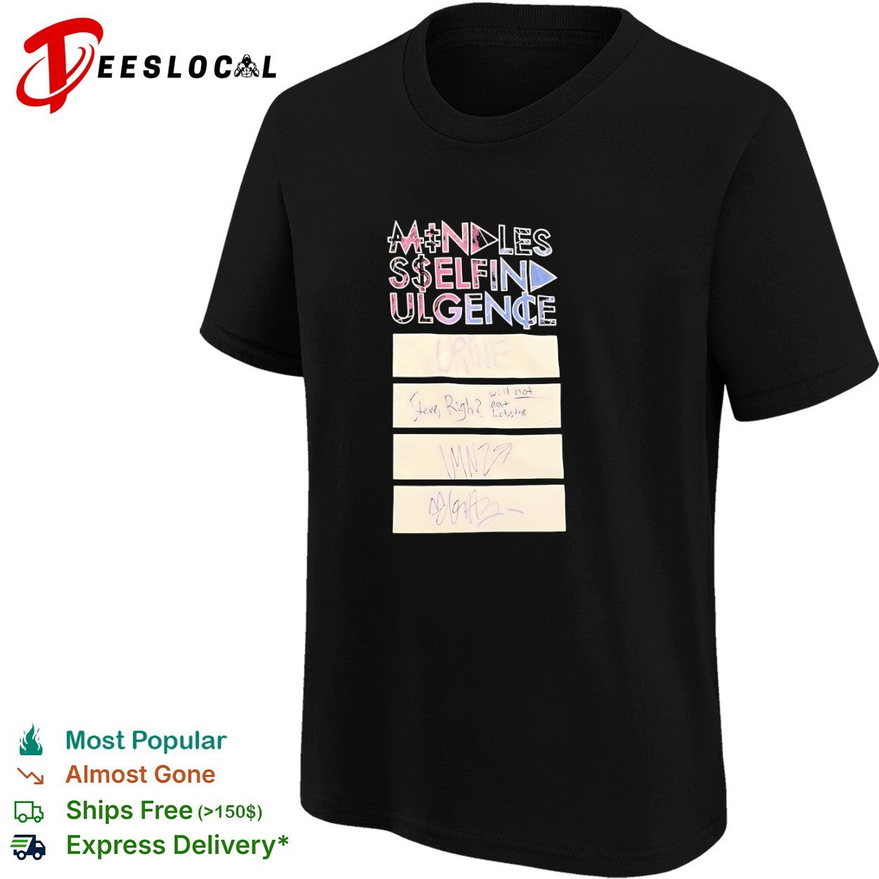 Mindless Self Indulgence band signed shirt