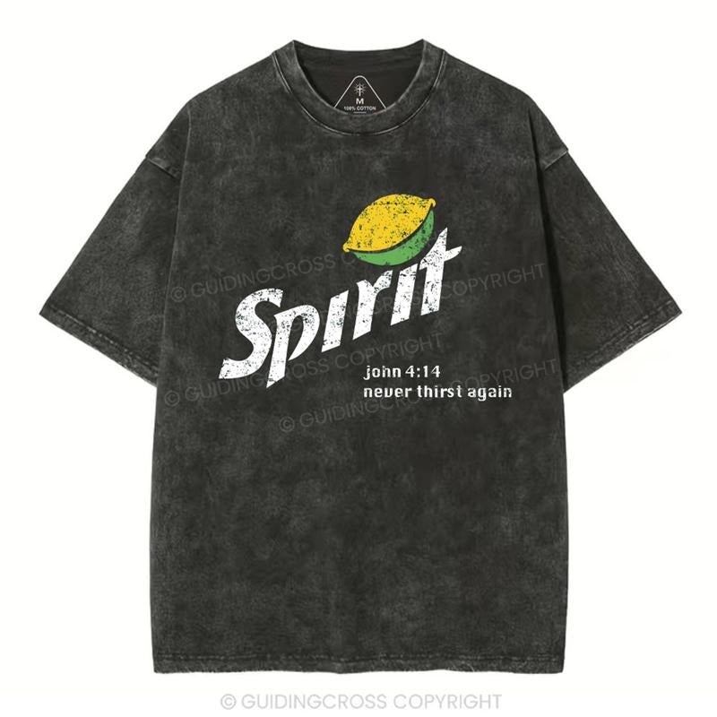 [ Mineral Wash ] Spirit Christian Washed TShrit Jesus Graphic Washed Style Shirt Jesus Graphic Washed Style Shirt Hoodie...