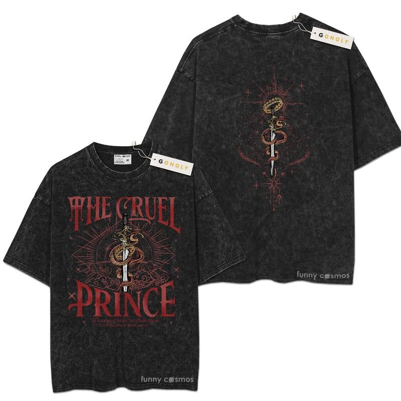 [ Mineral Wash ] The Folk Of The Air The Cruel Prince Book, Bookish, Graphic Washed Style Shirt Hoodie Sweatshirt