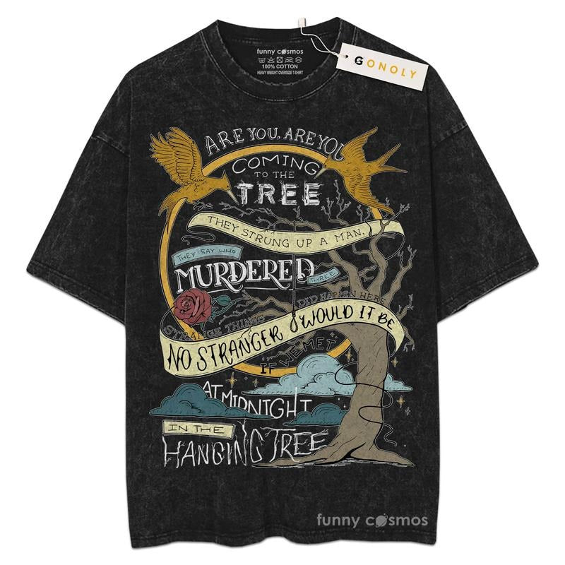 [ Mineral Wash ] The Hunger Games Hanging Tree For Fans Lover Book, Bookish, Graphic Washed Style Shirt Hoodie Sweatshirt
