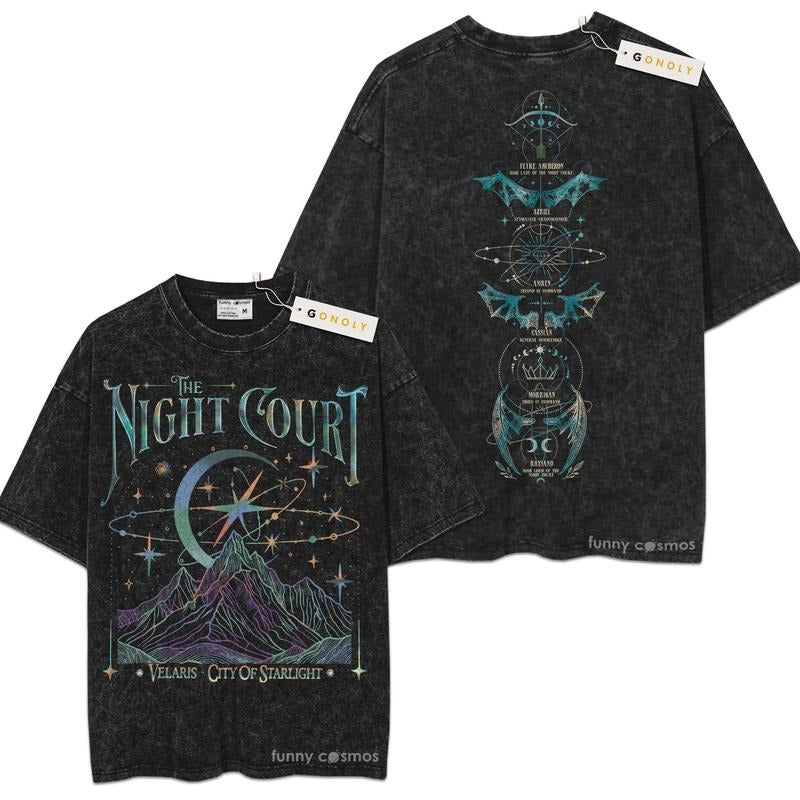 [ Mineral Wash ] Velaris The Night Court Acotar For Fans Lover Book, Bookish, Graphic Washed Style Shirt Hoodie Sweatshirt