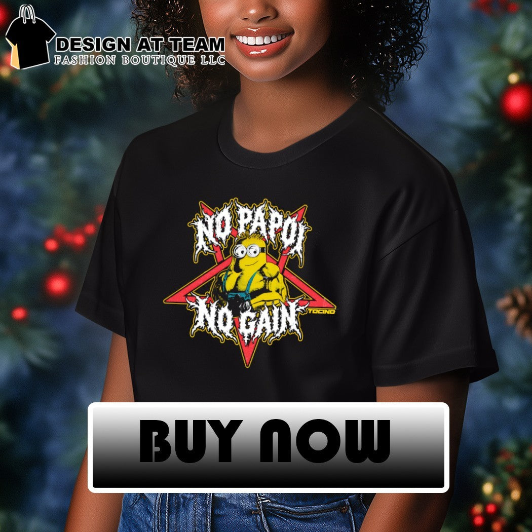 Minion gym No Pain No Gain vintage shirt