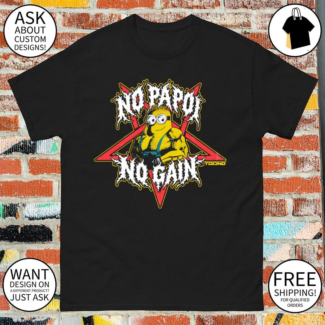 Minion gym No Pain No Gain vintage shirt