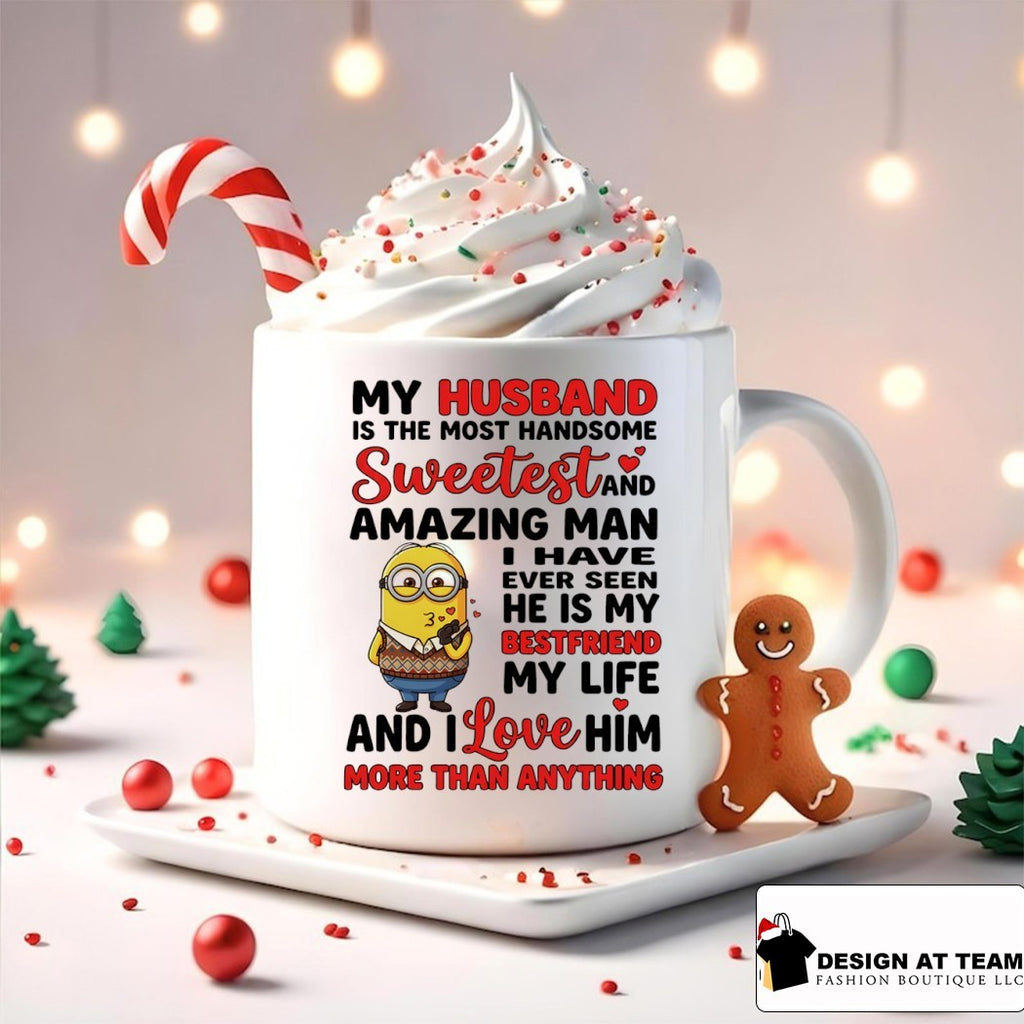 Minion my husband is the most handsome sweetest and amazing man I have ever seen he is my bestfriend shirt