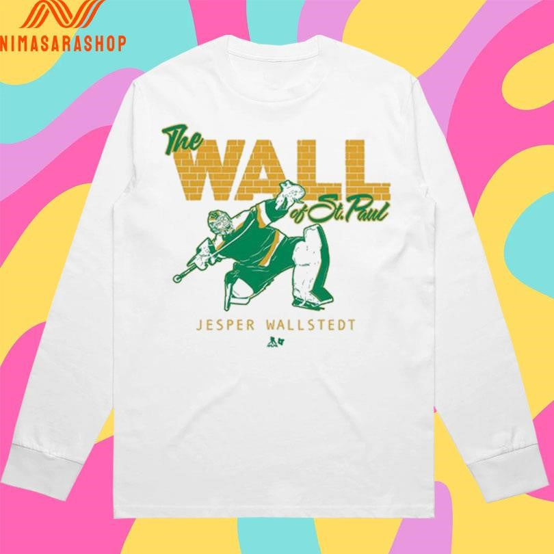 Minnesota Wild Jesper Wallstedt The Wall Of St Paul Shirts