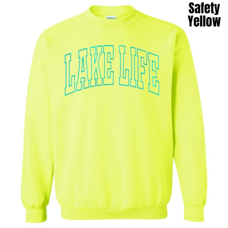 Mint Lake Life Puff Sweatshirt T-Shirts, Hoodie | PrintMintTees.com