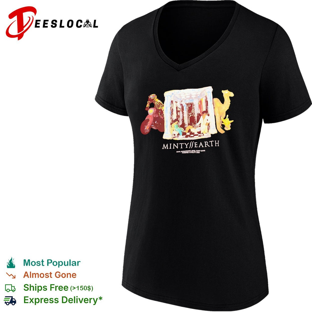 Minty Earth Earl Sweatshirt Mike Surf Gang Pompeii Utility 2026 Art Shirt