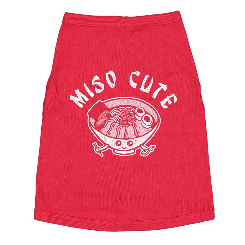 Miso Cute Dog Shirt Funny Saying Cute Graphic Hilarious Design Quote Novelty Tee Food Shirt For Dogs Funny Dog Puppy...