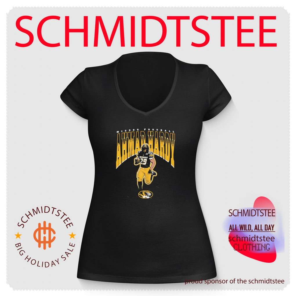 Missouri Tigers Mizzou Football Ahmad Hardy running pose illustrated shirt