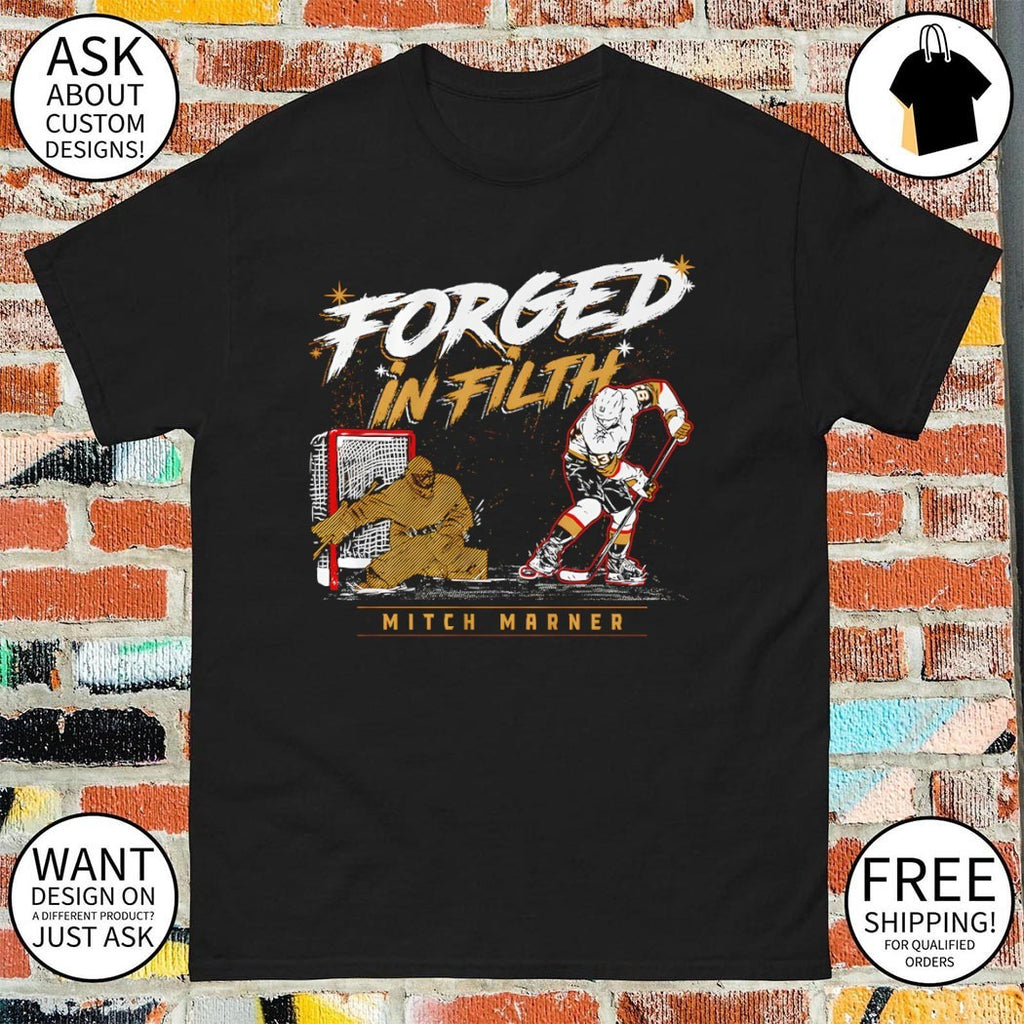 Mitch Marner Vegas Golden Knights Hockey NHL Forged In Filth 2026 shirt