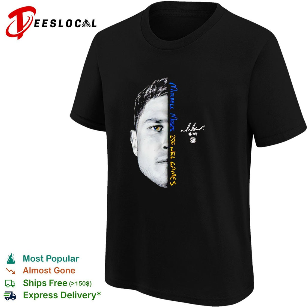 Mitchell Moses 250 NRL games career milestone shirt