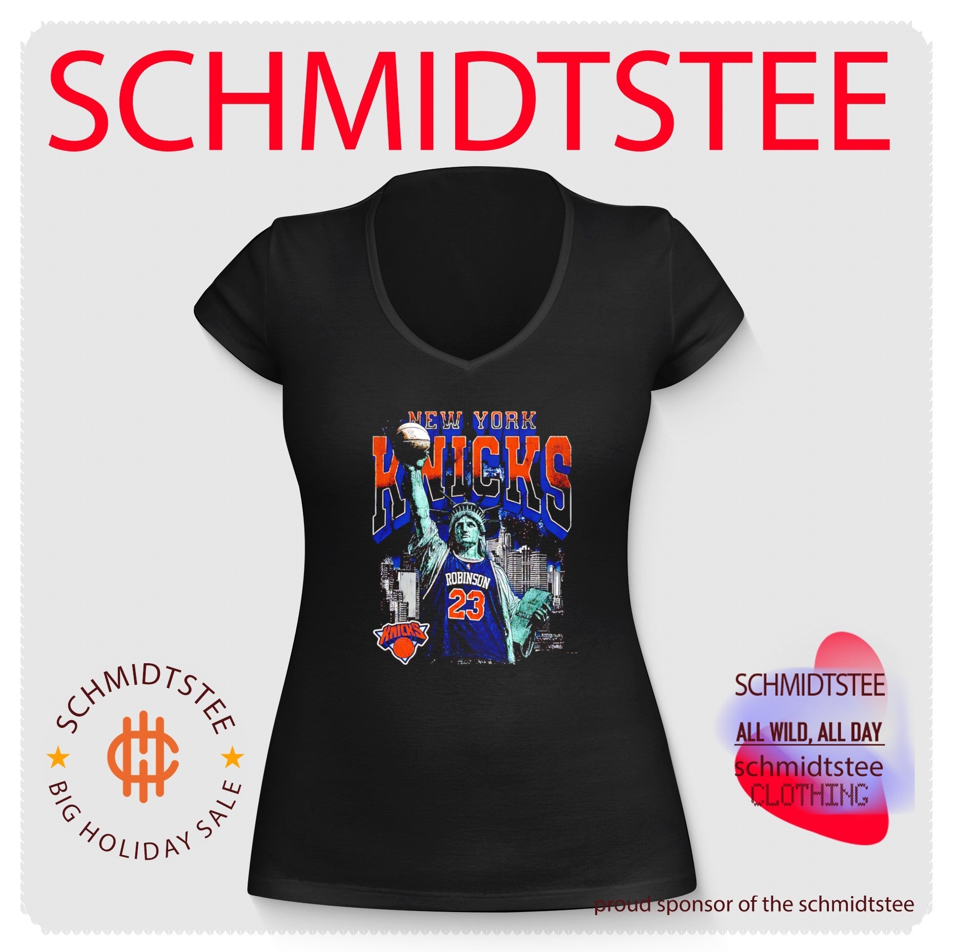 Mitchell Robinson New York Knicks Statue Of Liberty vintage shirt