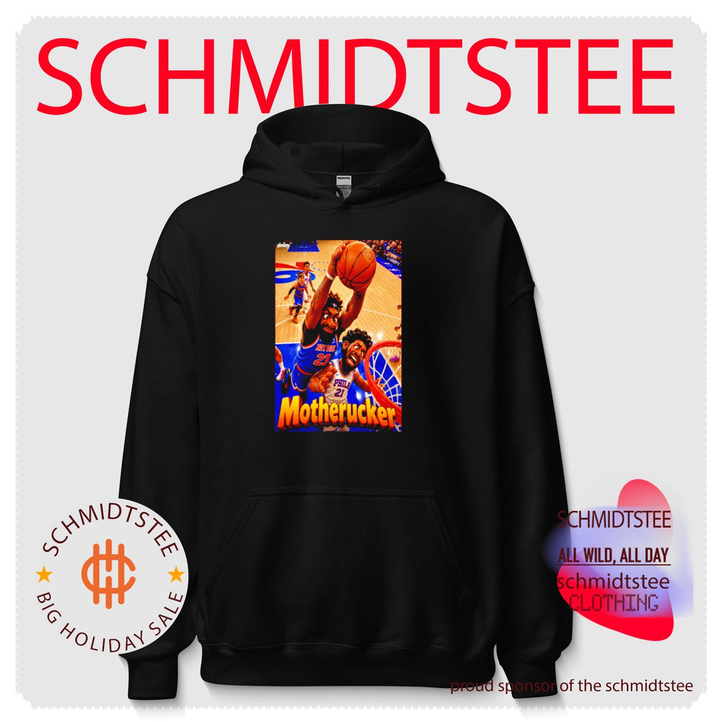 Mitchell Robinson and Joel Embiid New York Knicks caricature shirt