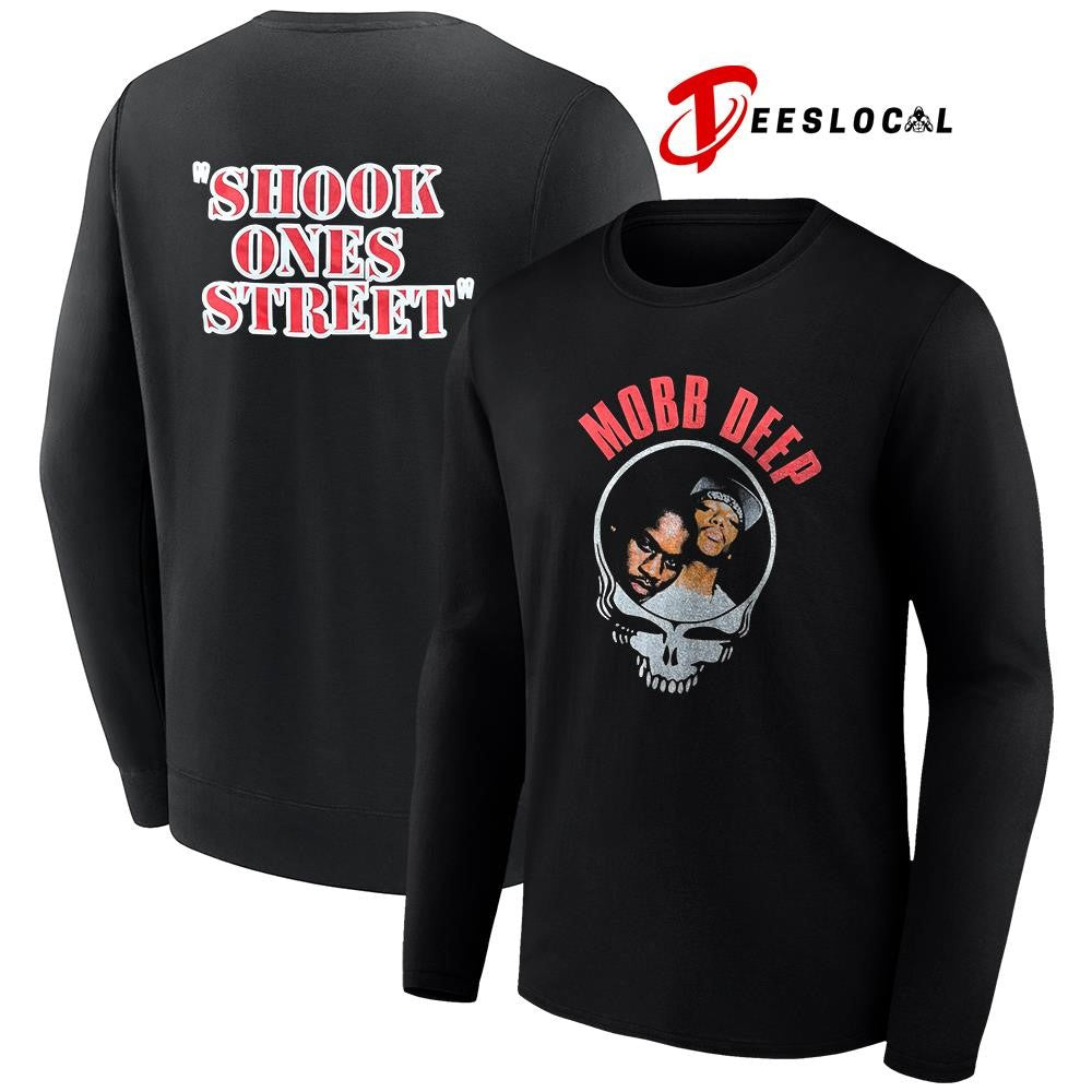 Mobb Deep x Grateful Dead shook ones street graphic shirt
