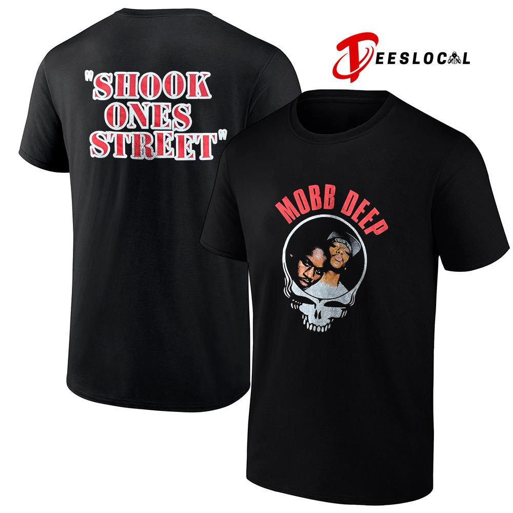 Mobb Deep x Grateful Dead shook ones street graphic shirt