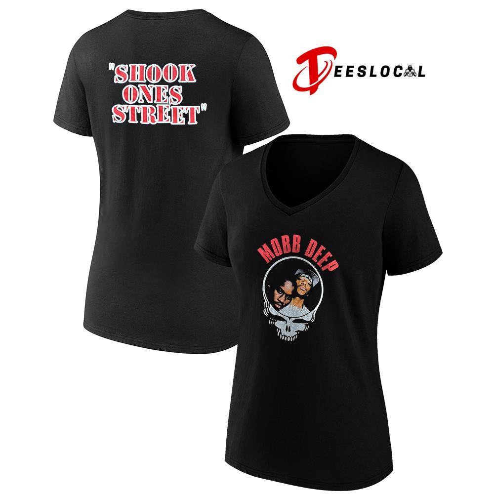 Mobb Deep x Grateful Dead shook ones street graphic shirt