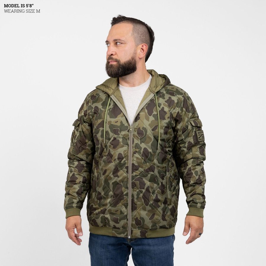 Tac Woobie Full-Zip Hoodie - Frogskin Camo